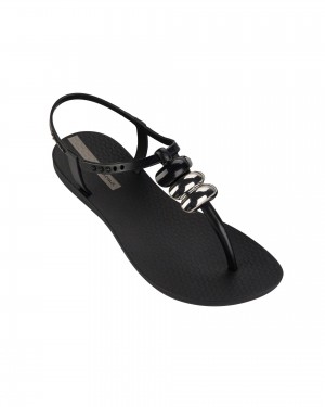 Ipanema Class Sandal Ženske Sandale Crne Crne | 5836MCTLJ