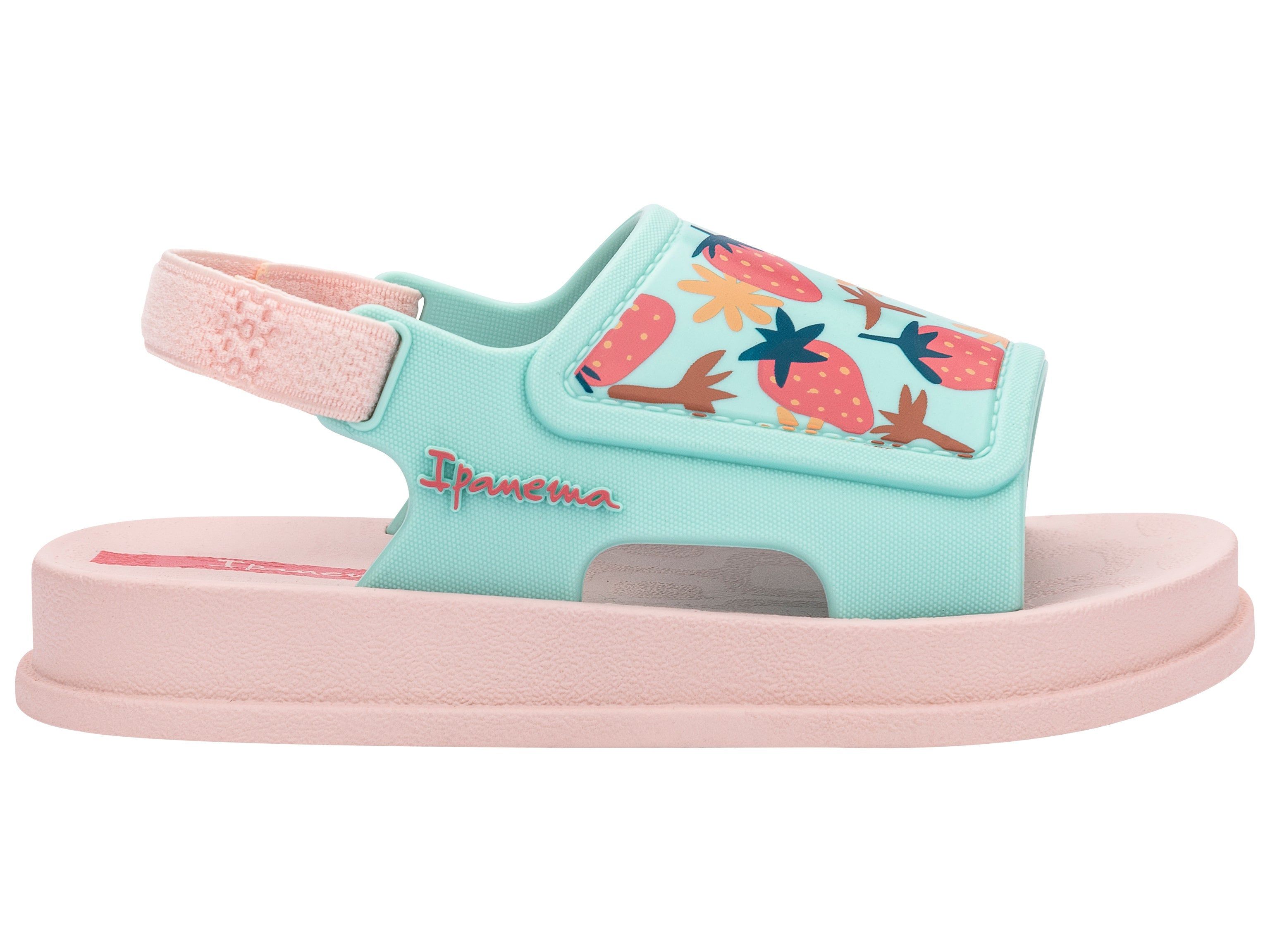 Ipanema Soft Baby Sandale Roze Zelene | 0496EWIKD